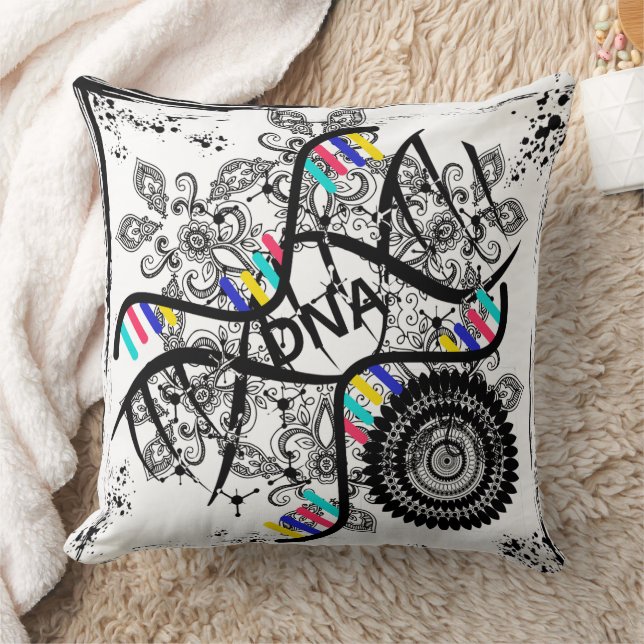 Throw Pillows DNA helix patterned (Blanket)