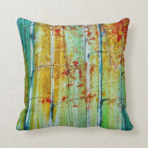 Throw Pillows - Fall Decor - Birch Trees