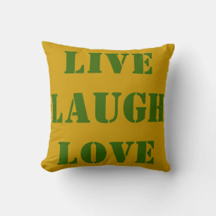 THROW PILLOWS - LIVE LOVE LAUGH - DECOR GIFTS