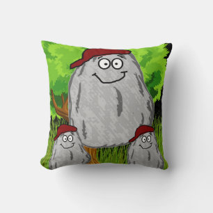 Throw Pillows Rock Men Black