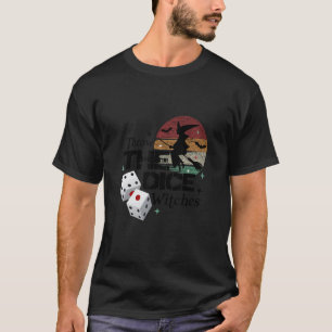 Throw The Dice Witches Happy Halloween Bungo Party T-Shirt