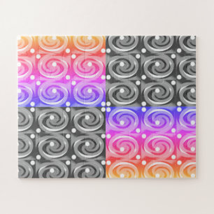 Throw the lucky dice art jigsaw puzzle