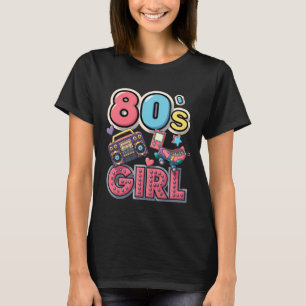 Throwback 80s Girl Fun Times Sweet Memories 80s's  T-Shirt