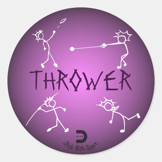 Thrower Sticker Purple (Front)
