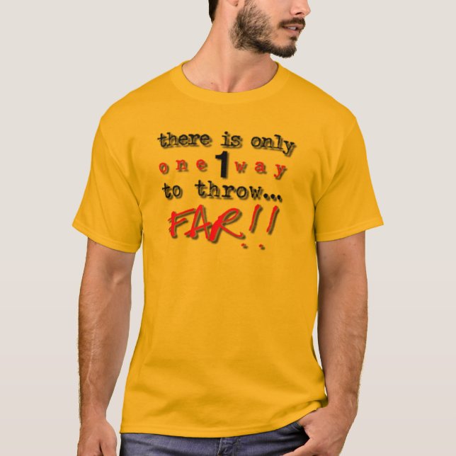 Throwers Gold T-Shirt (Front)