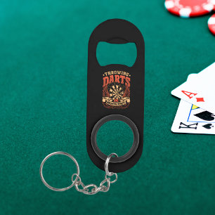 Throwing Darts and Breaking Hearts - Funny Dart Keychain Bottle Opener