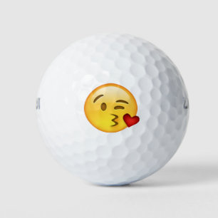 Throwing Kiss - Emoji Golf Balls