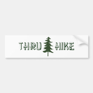Thru Hike Bumper Sticker