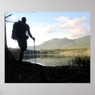 Thru-Hiker in Maine, Appalachian Trail Poster