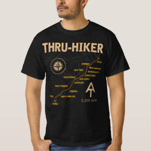 Thruh Hiker Appalachian Trail Hiking T-Shirt