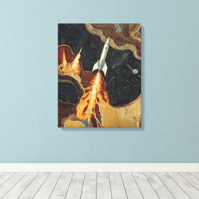 Thrusters canvas print (Insitu(Wood Floor))