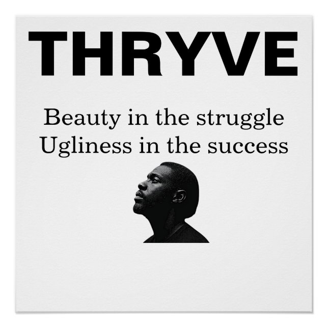 THRYVE ABOVE POSTER (Front)