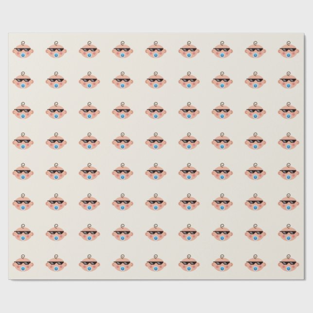 Thug life baby wrapping paper (Flat)