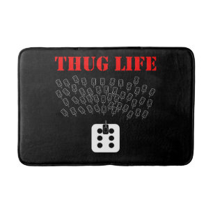 Thug Life Bath Mat