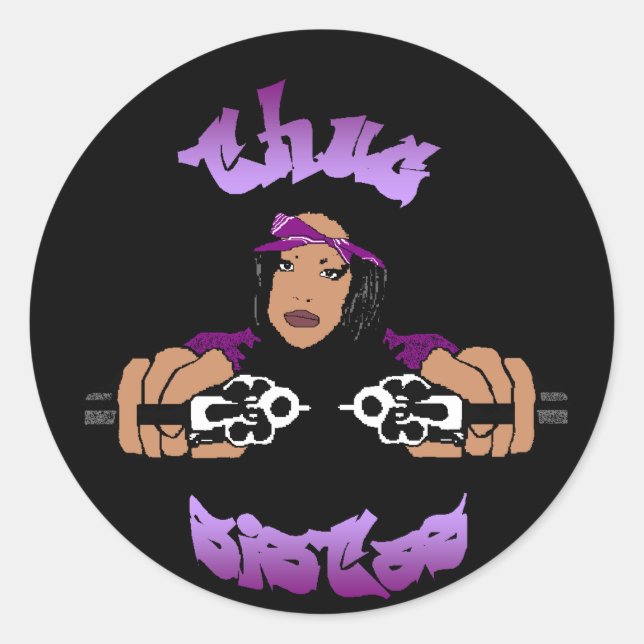 Thug Sistas Sticker (Front)