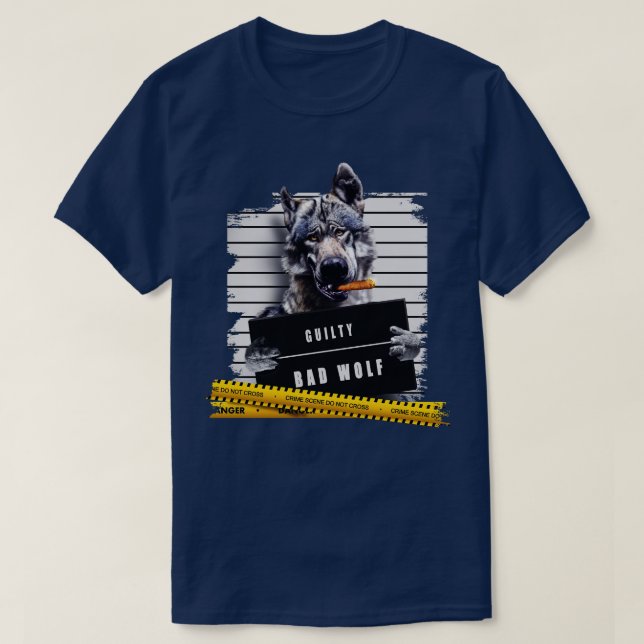 Thug Wolf T-Shirt (Design Front)