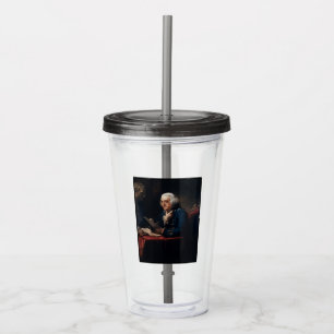 Thumb Portrait, Benjamin Franklin Founding Father Acrylic Tumbler