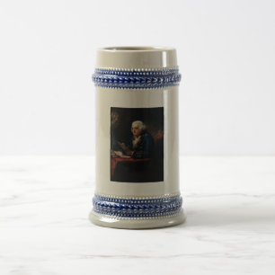 Thumb Portrait, Benjamin Franklin Founding Father Beer Stein