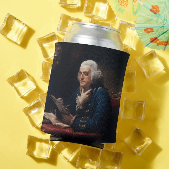 Thumb Portrait, Benjamin Franklin Founding Father Can Cooler (In Situ Summer)