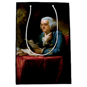 Thumb Portrait, Benjamin Franklin Founding Father Medium Gift Bag