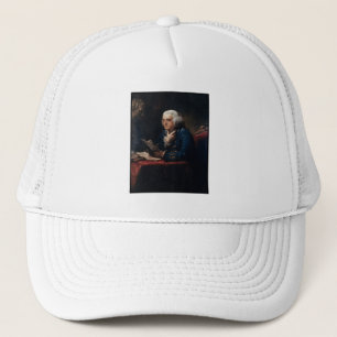 Thumb Portrait, Benjamin Franklin Founding Father Trucker Hat