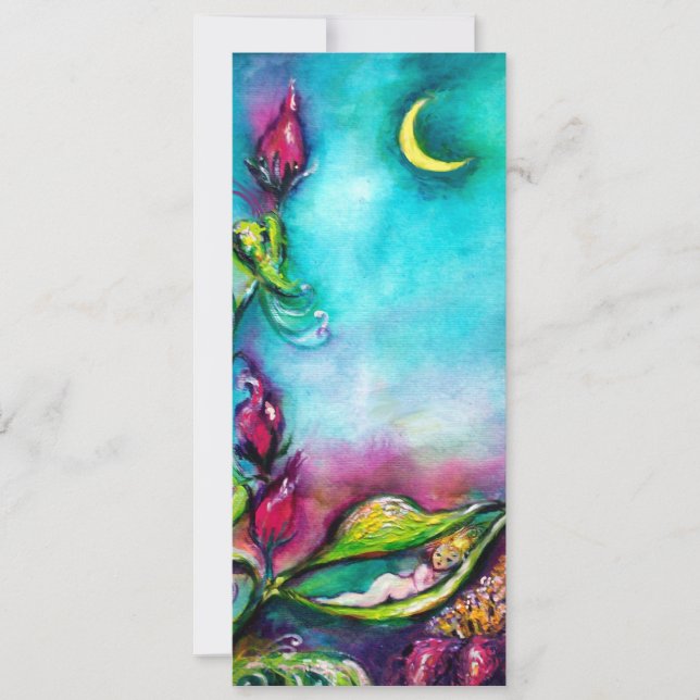 THUMBELINA , BABY SHOWER INVITATION (Front)