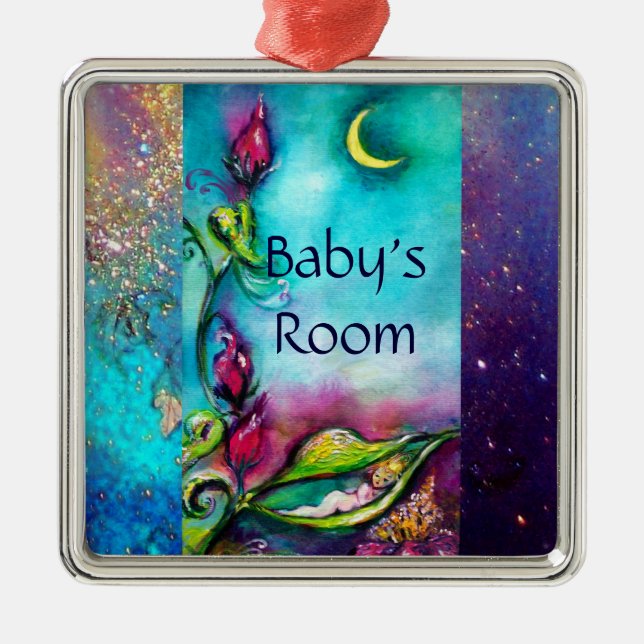 THUMBELINA  DOOR HANGER METAL ORNAMENT (Front)
