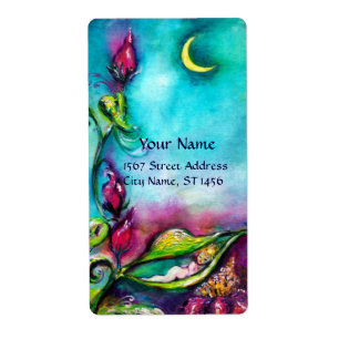 THUMBELINA DORMIR ENTRE FEUILLES ROSE