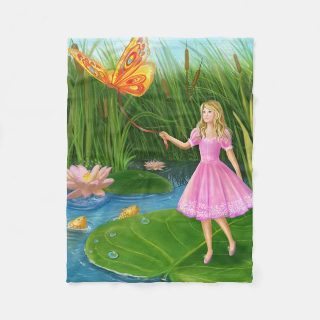 Thumbelina Fleece Blanket (Front)