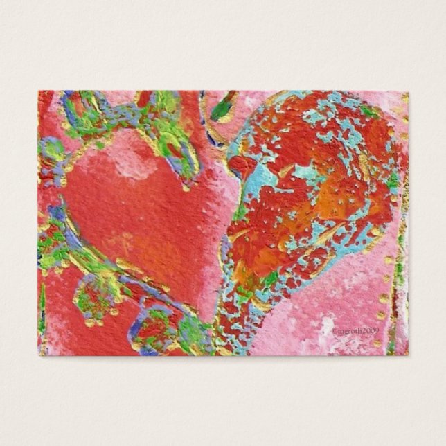 "thumbprint" heart valentine (Front)