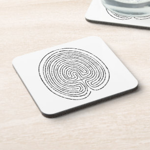 Thumbprint Labyrinth -  Coaster