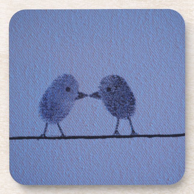 Thumbprint Lovers Coaster (Front)