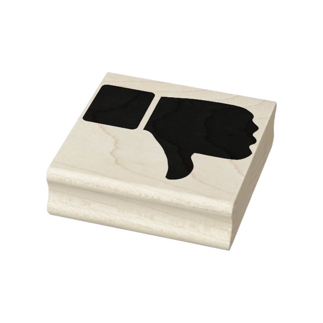 Thumbs Down Rubber Stamp (Stamp)