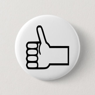 Thumbs up 2 inch round button