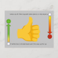 Thumbs Up,Emoji postcard