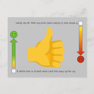 Thumbs Up,Emoji postcard