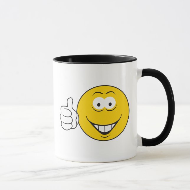 Thumbs Up Face Mug (Right)