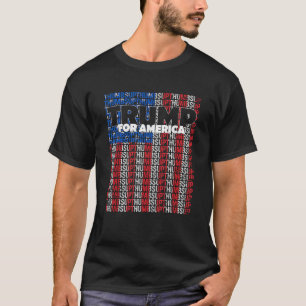 Thumbs Up For America USA Flag Republican Trump Su T-Shirt