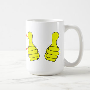 Thumbs Up For Coffee Break Mug Template