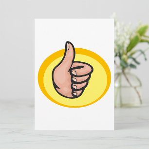 Thumbs Up Gesture Invitation