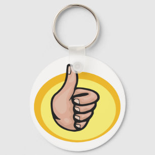 Thumbs Up Gesture Keychain