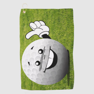 Thumbs Up Golf Ball Towel