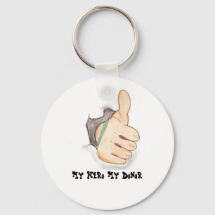 Thumbs up keychain