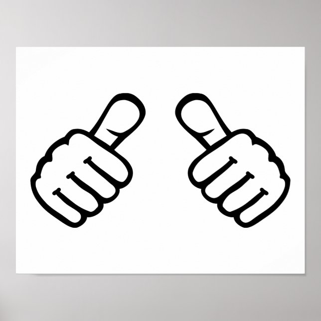 Thumbs up poster (Front)