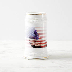 Thumbs up to the US! Beer Stein