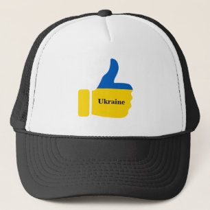 Thumbs Up Ukraine Trucker Hat