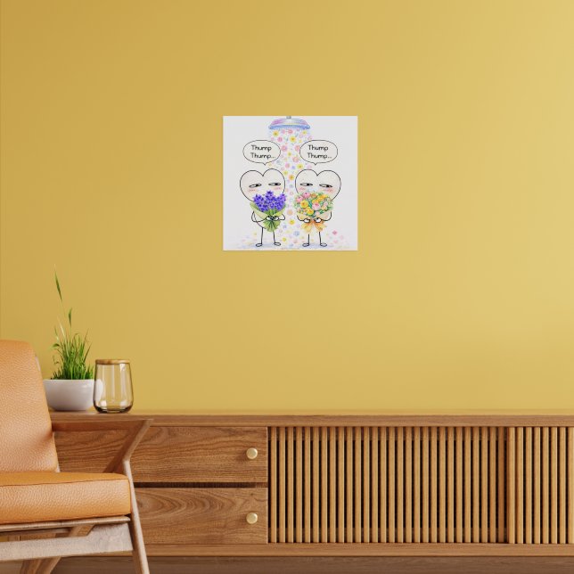 Thump Thump – Gentle Heart Poster (Living Room 2)
