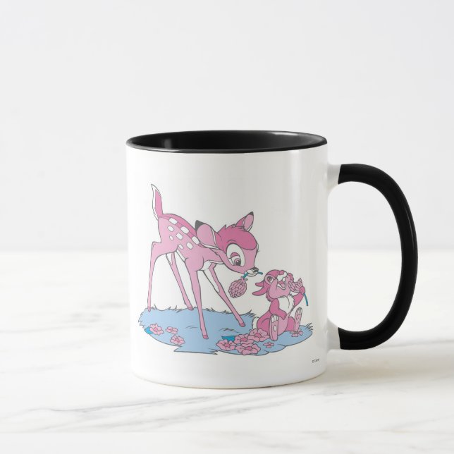 Thumper and Bambi Eating Fruit Mug (Right)