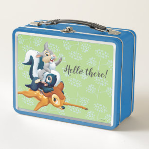Thumper, Flower, & Bambi Stacked During Play Metal Lunch Box