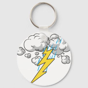 Thunder And Lightning Keychain
